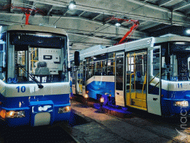 В Усть-Каменогорск пришли новые трамваи 