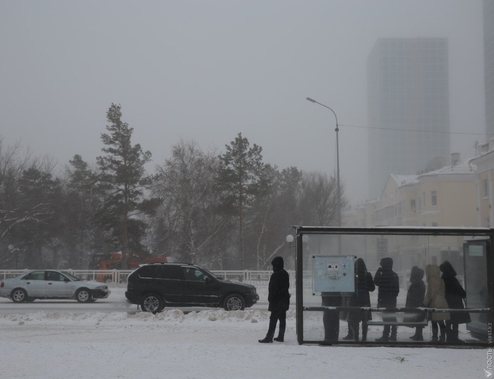 На большей части Казахстана морозы постепенно ослабнут