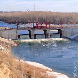 Сергеевское водохранилище в Северо-Казахстанской области переполнилось