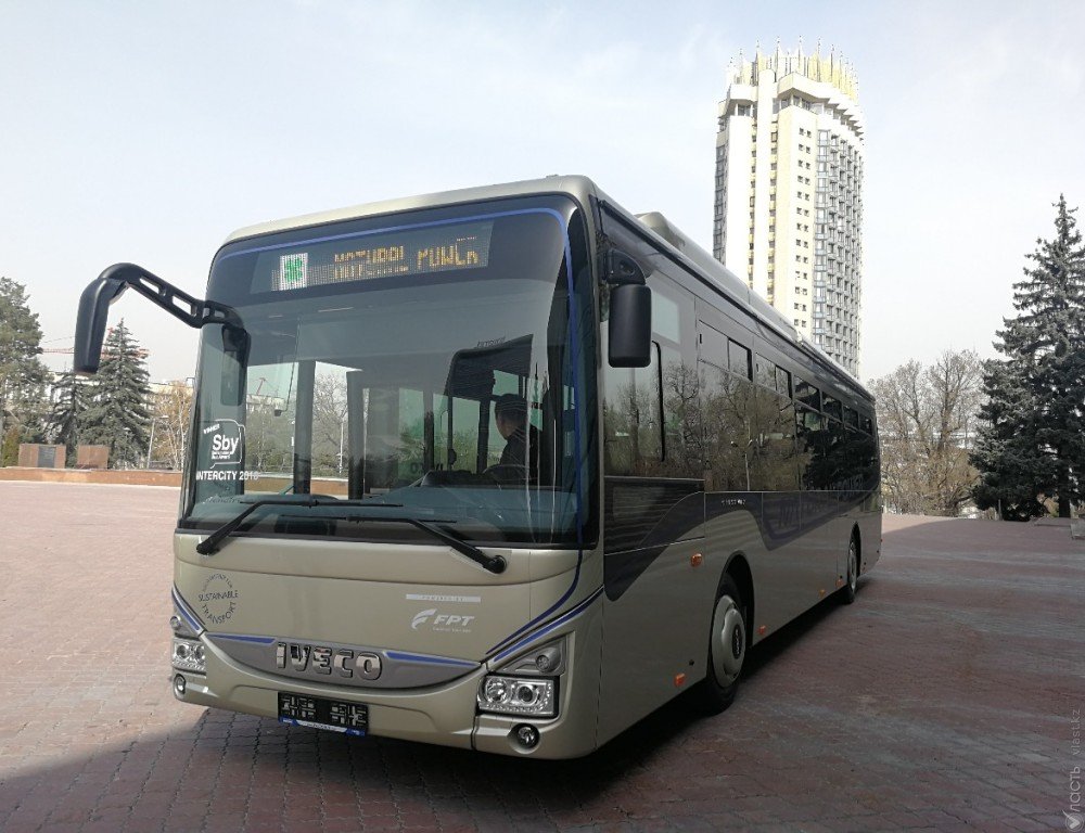​Акимат Алматы начнёт тестировать 100-местные автобусы на газе
