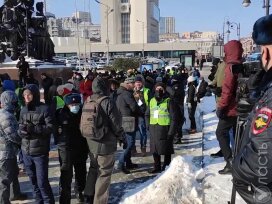 ​В России вновь проходят митинги в поддержку политика Алексея Навального