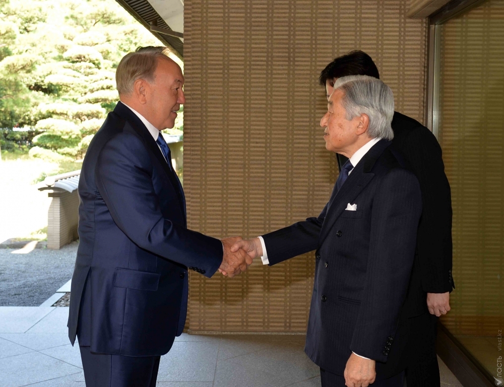 Назарбаев встретился с императором Японии Акихито