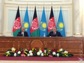 Нурсултан Назарбаев встретился с президентом Афганистана 