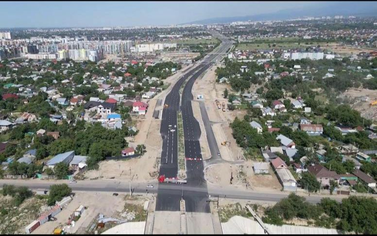 Завершена пробивка проспекта Абая до границы Алматы