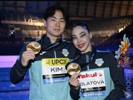 Казахстанские спортсмены завоевали золото по синхронному плаванию на ЧМ в Катаре