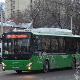 На трех маршрутах Алматы полностью обновят автобусы 