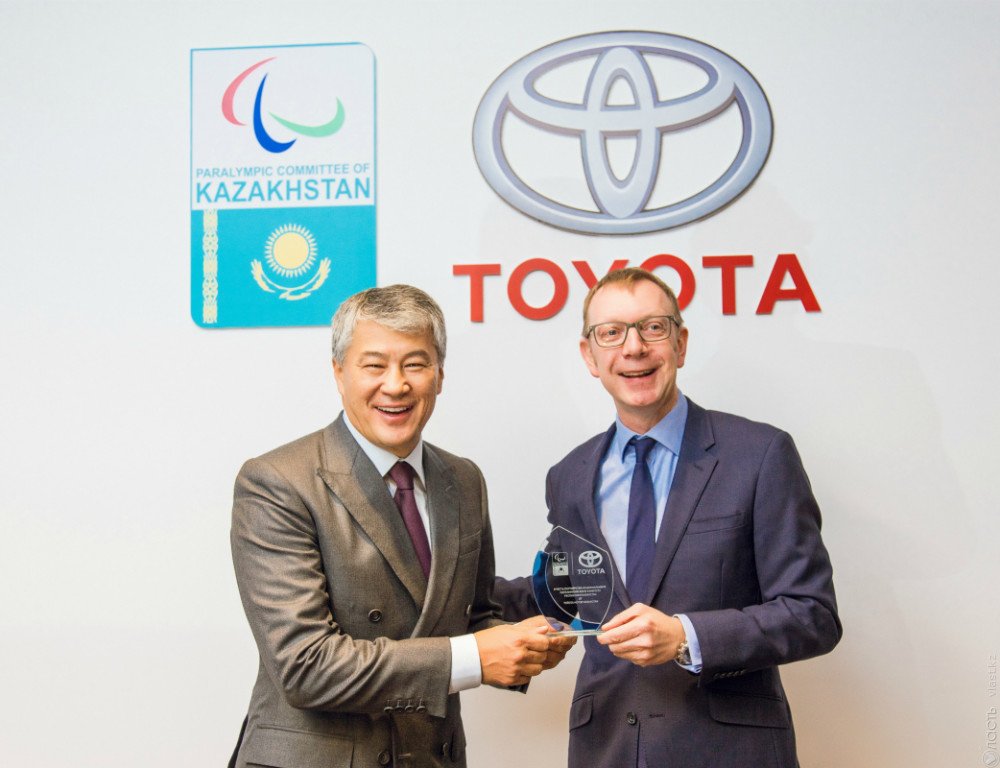 Toyota в партнерстве с НПК будут продвигать паралимпийский спорт в Казахстане