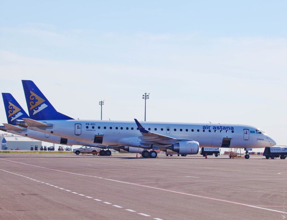  Самолет Эйр Астаны совершил вынужденную посадку в аэропорту Алматы