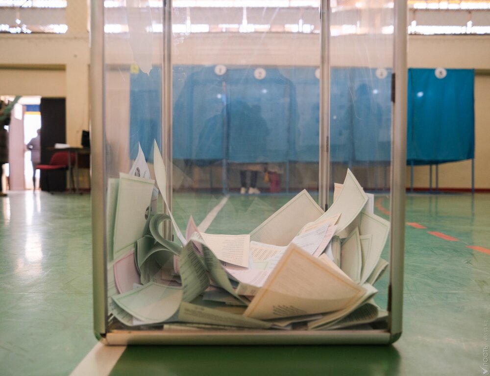54,1% составила явка избирателей к закрытию большинства избирательных участков в Казахстане