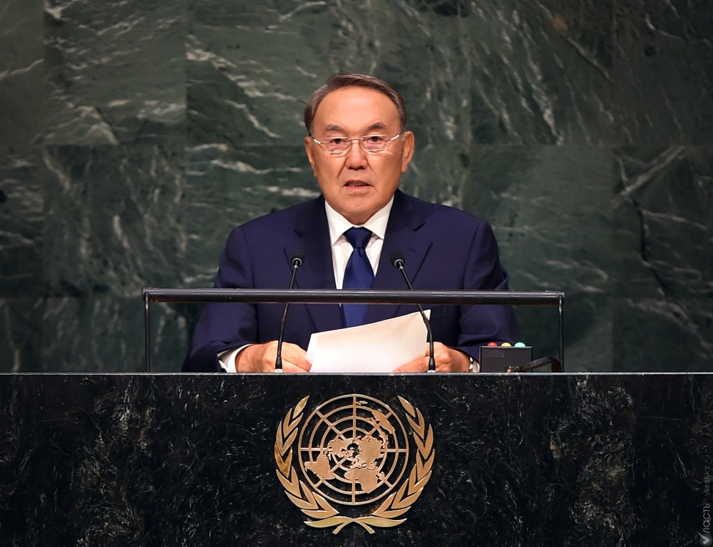 Создание мировой валюты, перенос штаб-квартиры ООН в Азию, приглашение на ЭКСПО: 8 предложений Назарбаева на  заседании Генассамблеи ООН