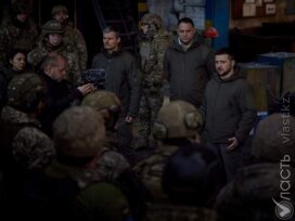 Владимир Зеленский посетил Бахмут в Донецкой области