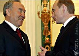 Путин поздравил Назарбаева и прокомментировал события на Ближнем Востоке 