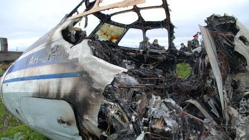 В Казахстане упал военный самолет, один человек погиб 
