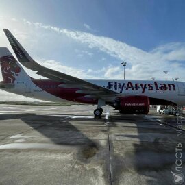 Авиапарк FlyArystan пополнился новым самолетом