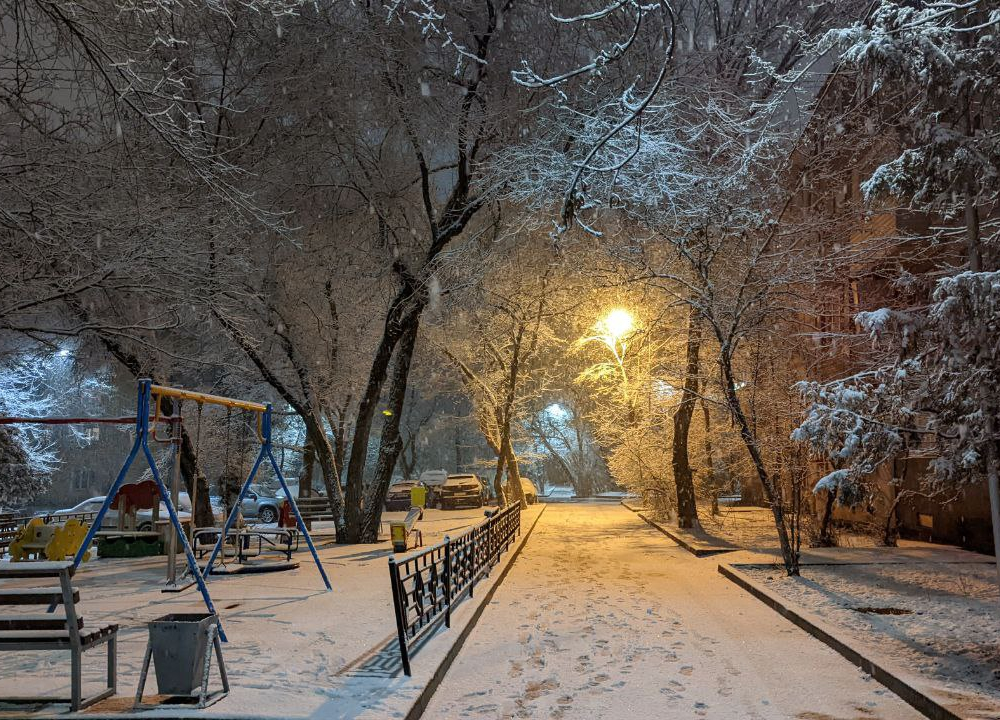 На большей части Казахстана в выходные ожидается снег