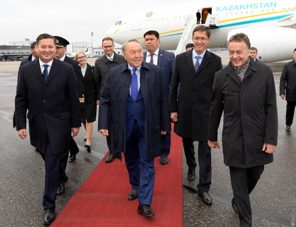 Назарбаев прибыл в Финляндию