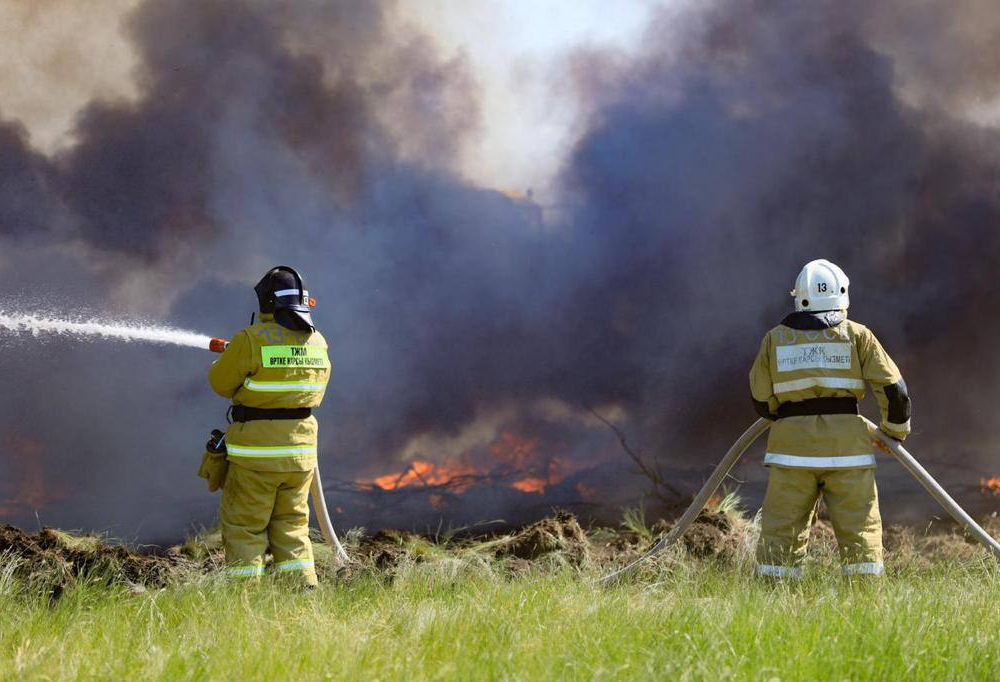 В МЧС заверяют, что угрозы населенным пунктам области Абай от пожара нет