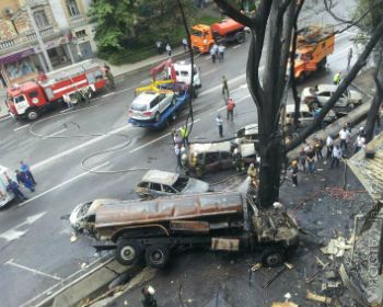 Полиция Алматы прекратила уголовные дела по факту взрыва бензовоза