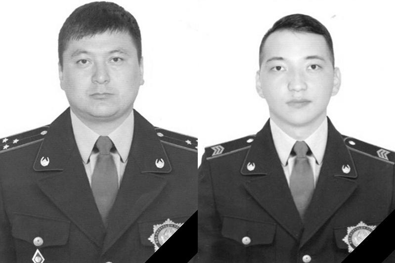 Погибшие в ДТП в Алматы полицейские посмертно награждены орденом «Айбын»