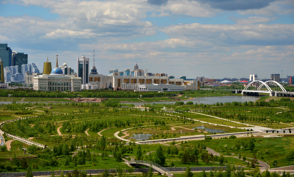 Астана озеленение