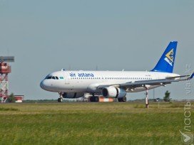 Самолет компании Air Astana вернулся в аэропорт Алматы по техническим причинам