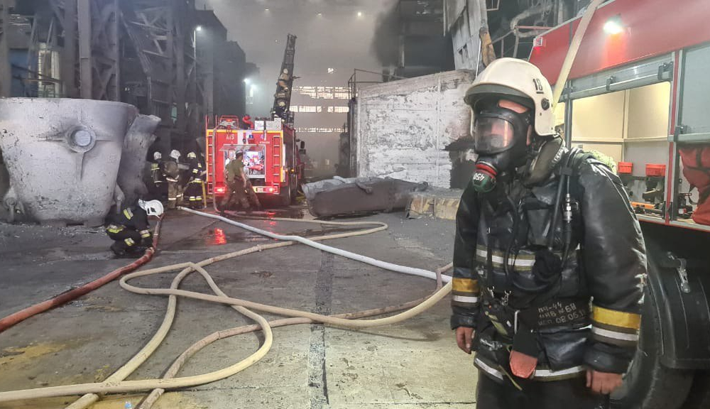 Пожар произошел на заводе «Казахмыс» в Жезказгане 