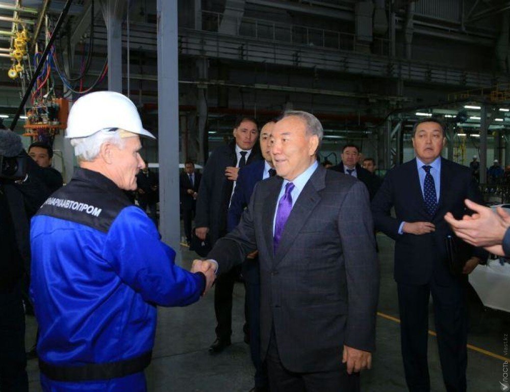 ​Назарбаев находится с визитом в Костанайской области