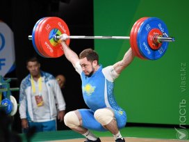 Казахстанскому тяжелоатлету Денису Уланову вручили бронзовую медаль Олимпиады-2016