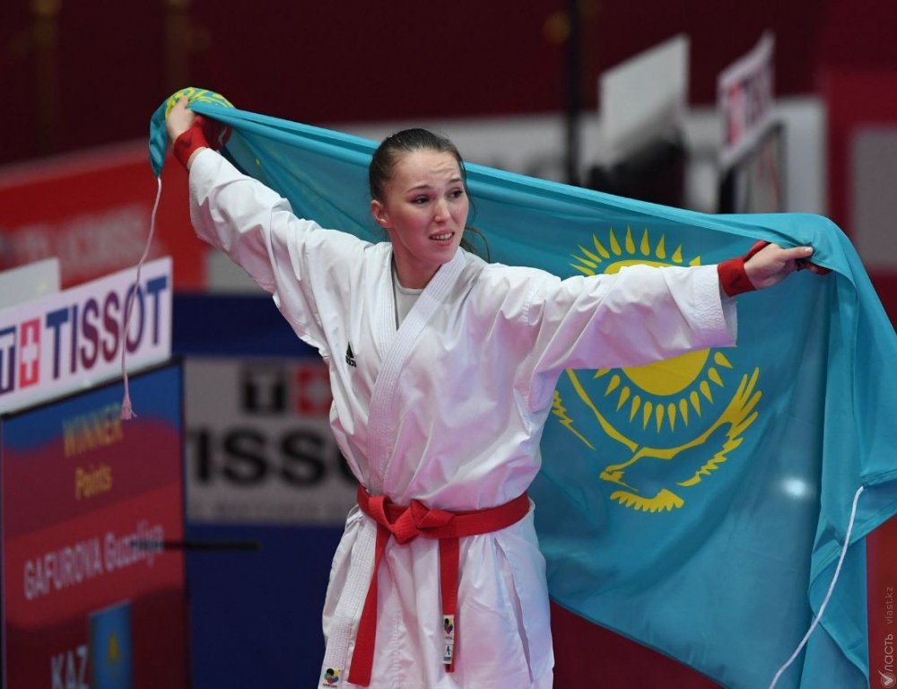 Казахстанская каратистка Гузалия Гафурова завоевала золото Азиады-2018