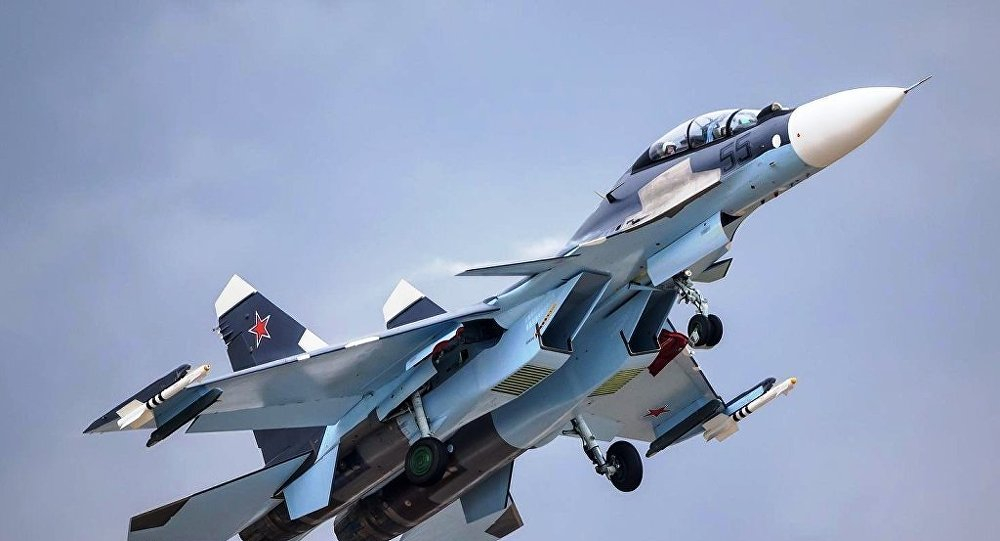 Истребитель Су-30СМ мог потерпеть крушение из-за стаи птиц – Минобороны