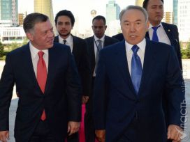 Назарбаев встретился с королем Иордании Абдаллой II