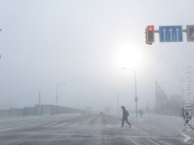 Из-за метели закрыта дорога от Астаны до Щучинска 
