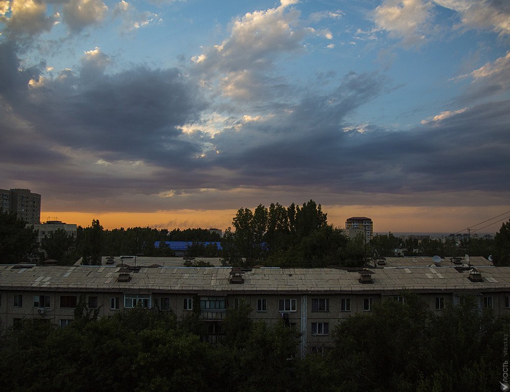 На большей части Казахстана сохраняется неустойчивая погода