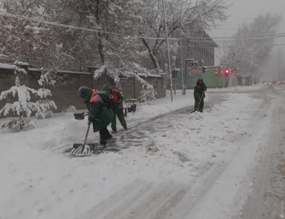 В Алматы ожидается сильный снег
