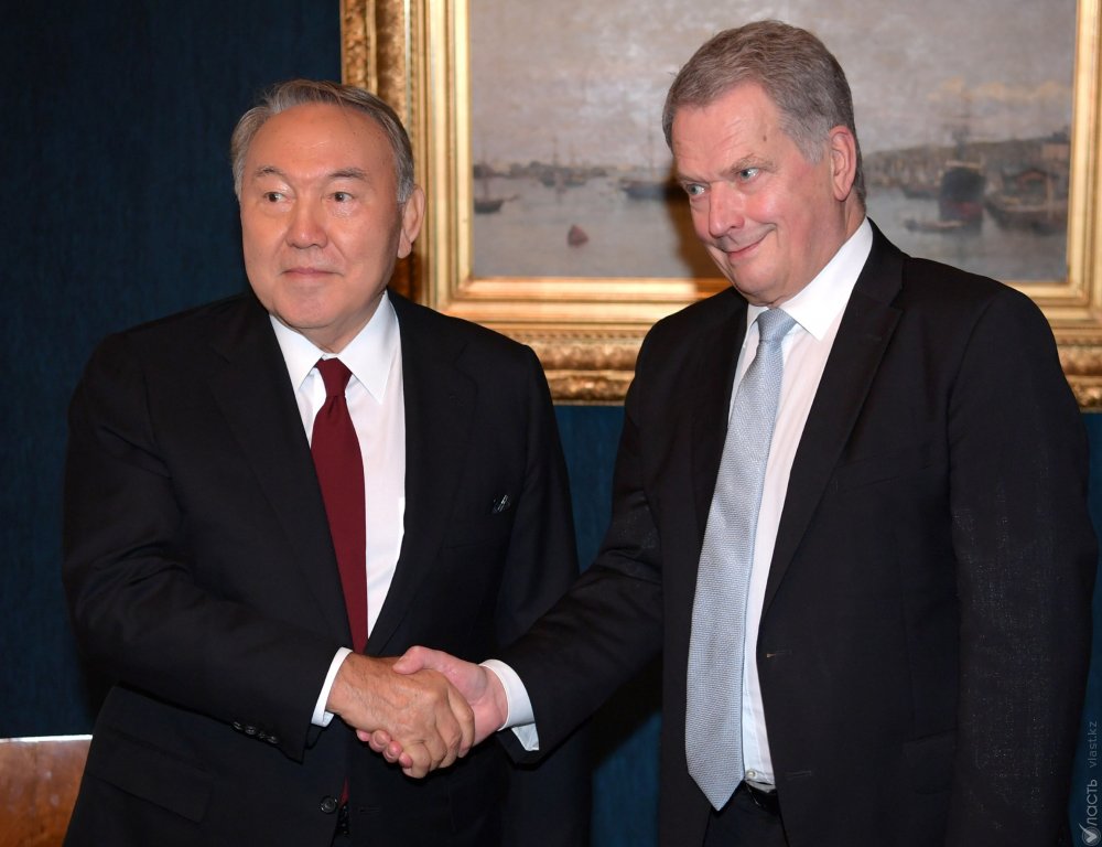 Назарбаев призвал ускорить реализацию совместных проектов Казахстана и Финляндии