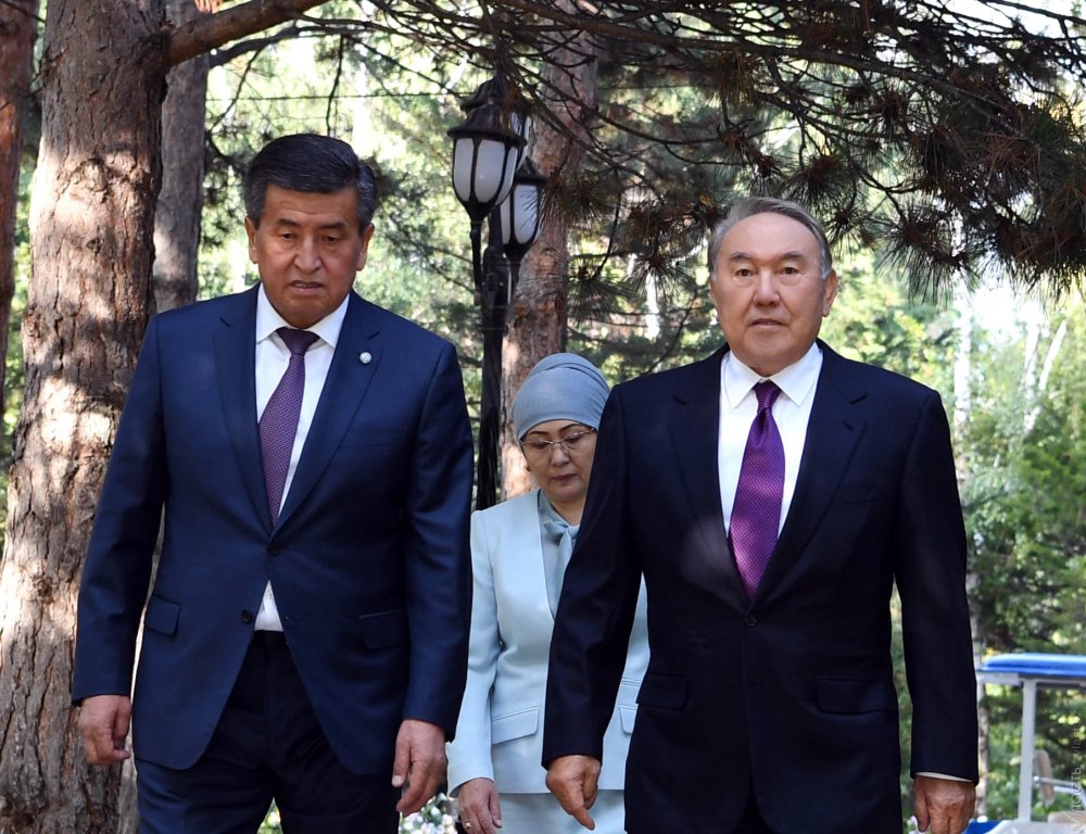 Назарбаев и Жээнбеков определили приоритеты сотрудничества