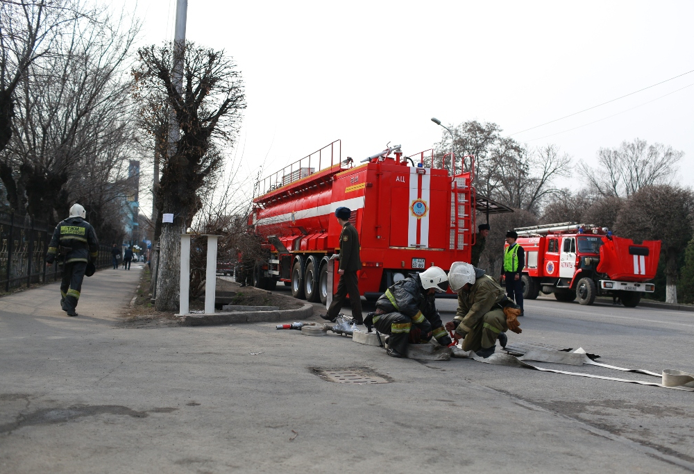В Жамбылской области произошел пожар на газоперерабатывающем заводе