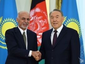 Президент Афганистана поздравил Нурсултана Назарбаева с успешным проведением парламентских выборов