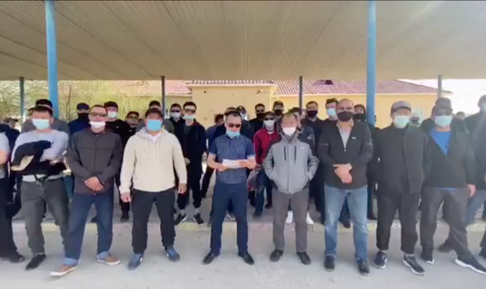 95 работников подрядной компании ТОО «Бургылау» из Жанаозена объявили забастовку