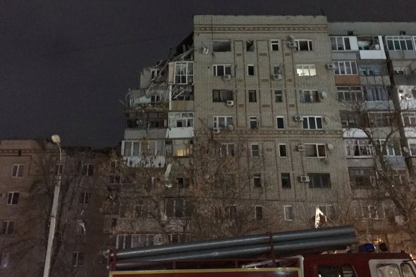 Взрыв газа произошел в многоэтажном доме в Ростовской области 