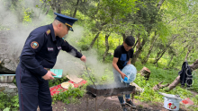 Проводить рейды и наказывать отдыхающих в лесах за нарушение пожарной безопасности поручил Бектенов
