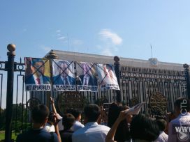 В Бишкеке начался митинг против изменения конституции Кыргызстана