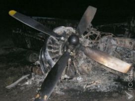 Самолет Ан-2 потерпел крушение во время удобрения рисового поля в Кызылординской области 