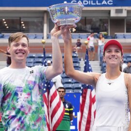 Казахстанская теннисистка Анна Данилина выиграла US Open в смешанном разряде 