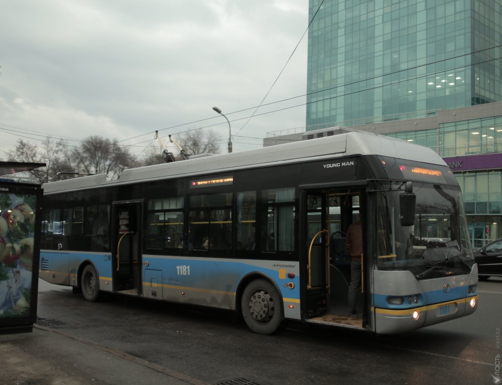 В Алматы проведут реконструкцию троллейбусных сетей 