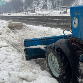 На реке Есентай в Алматы сошел ледово-водный паводок 