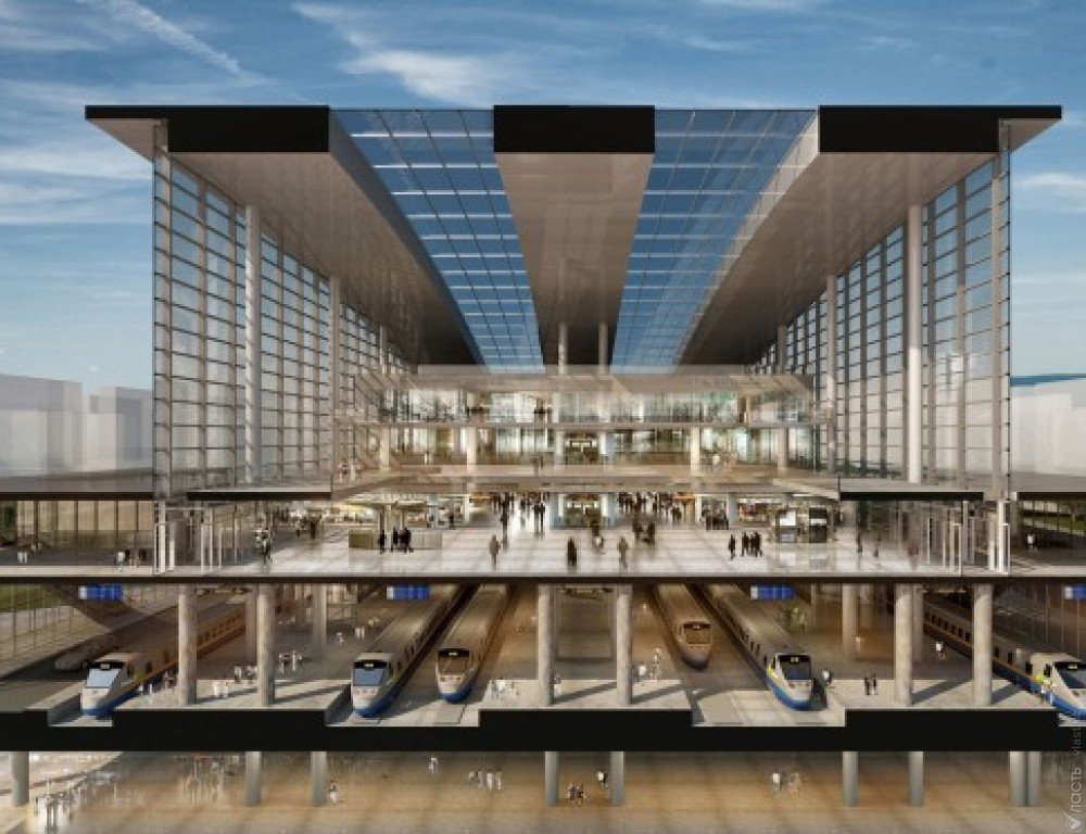 Новый вокзал Астаны претендует на международную архитектурную награду 