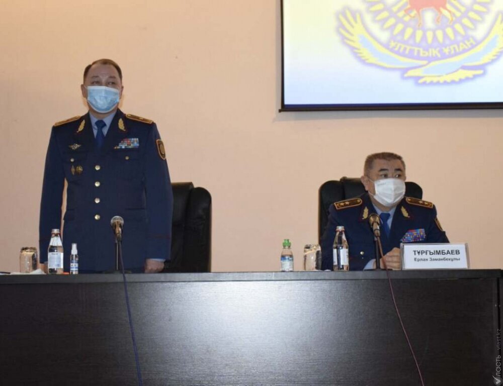 Назначен новый начальник департамента полиции Жамбылской области
