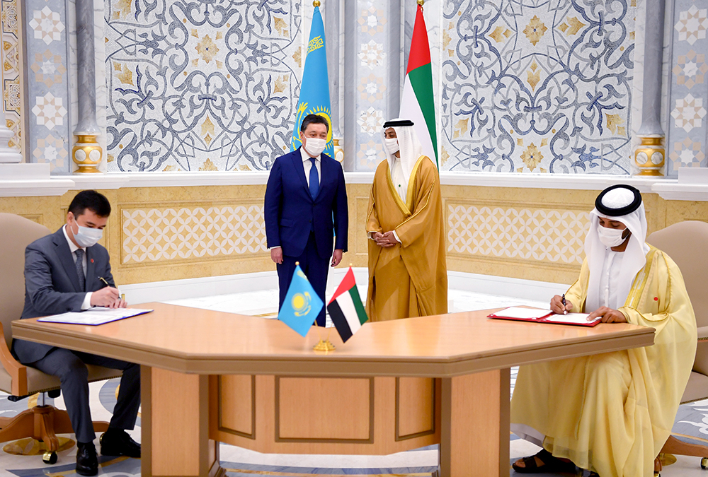 Казахстан и ОАЭ подписали соглашение о реализации инвестпроектов на $6,1 млрд