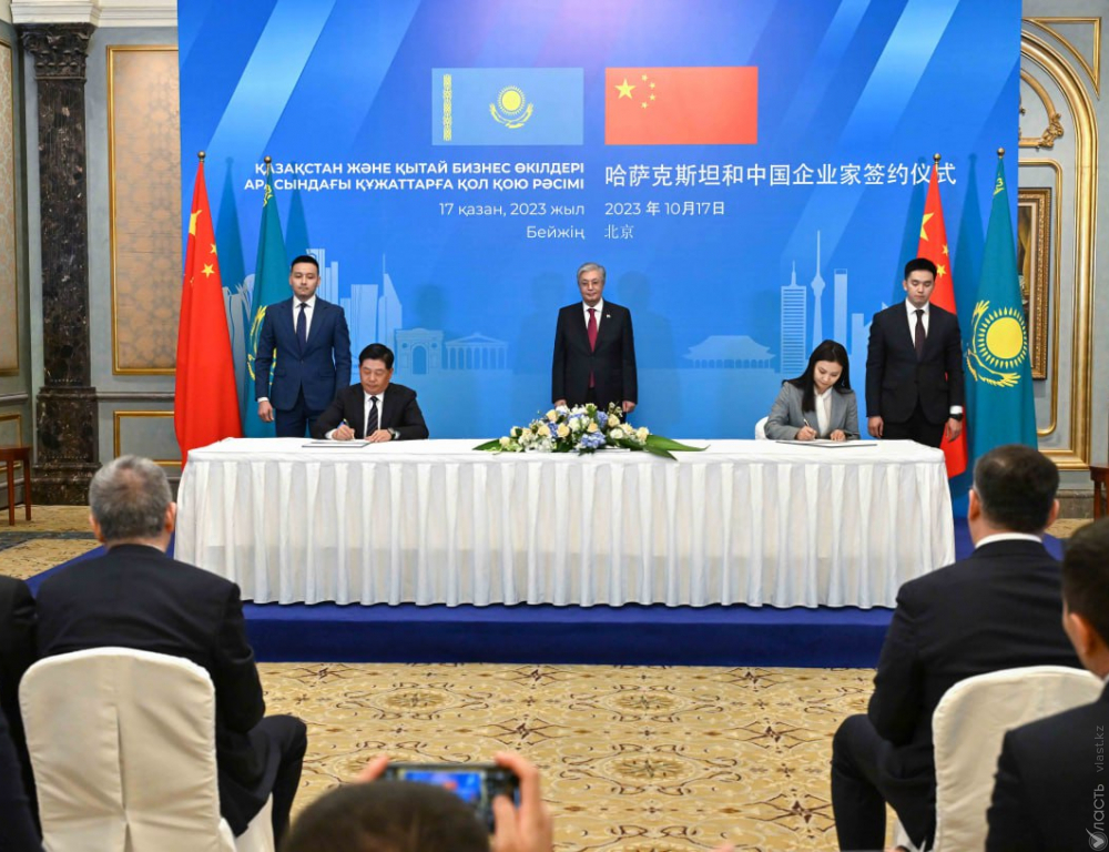30 коммерческих документов на $16,54 млрд подписано между Казахстаном и Китаем